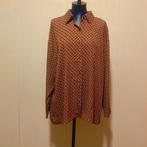 Express blouse, new with tags, silky feel, size large